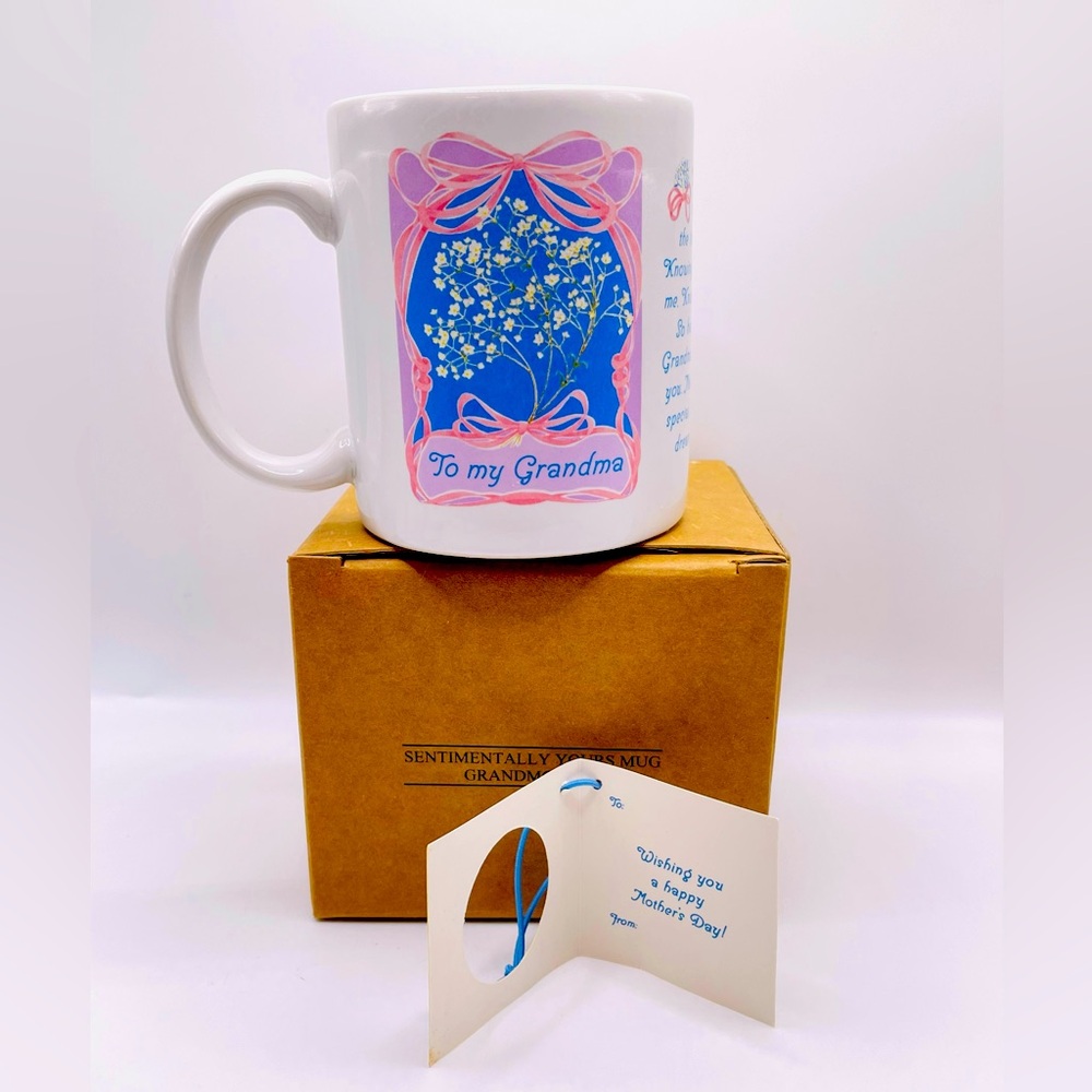 Avon Mother’s Day Mug for Grandma in box, Unused